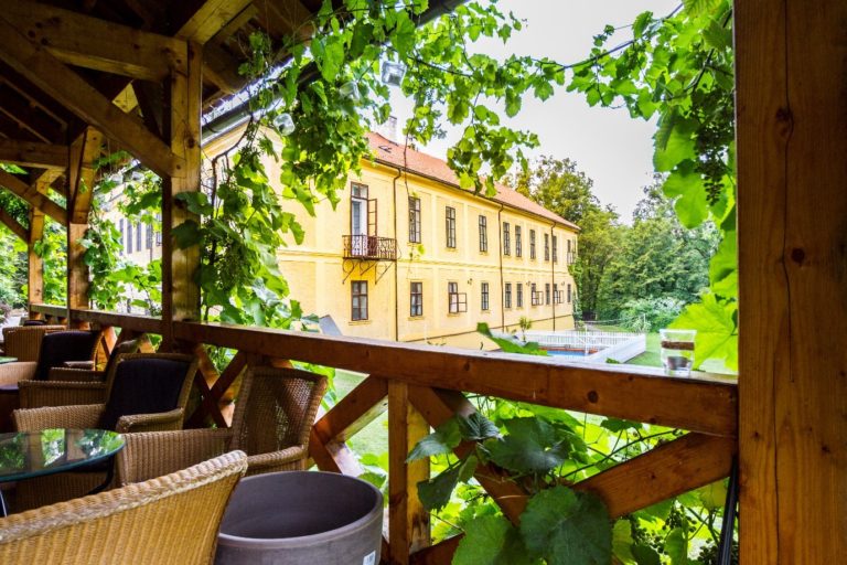 Pohled z terasy.na chateau Hostacov 768x512
